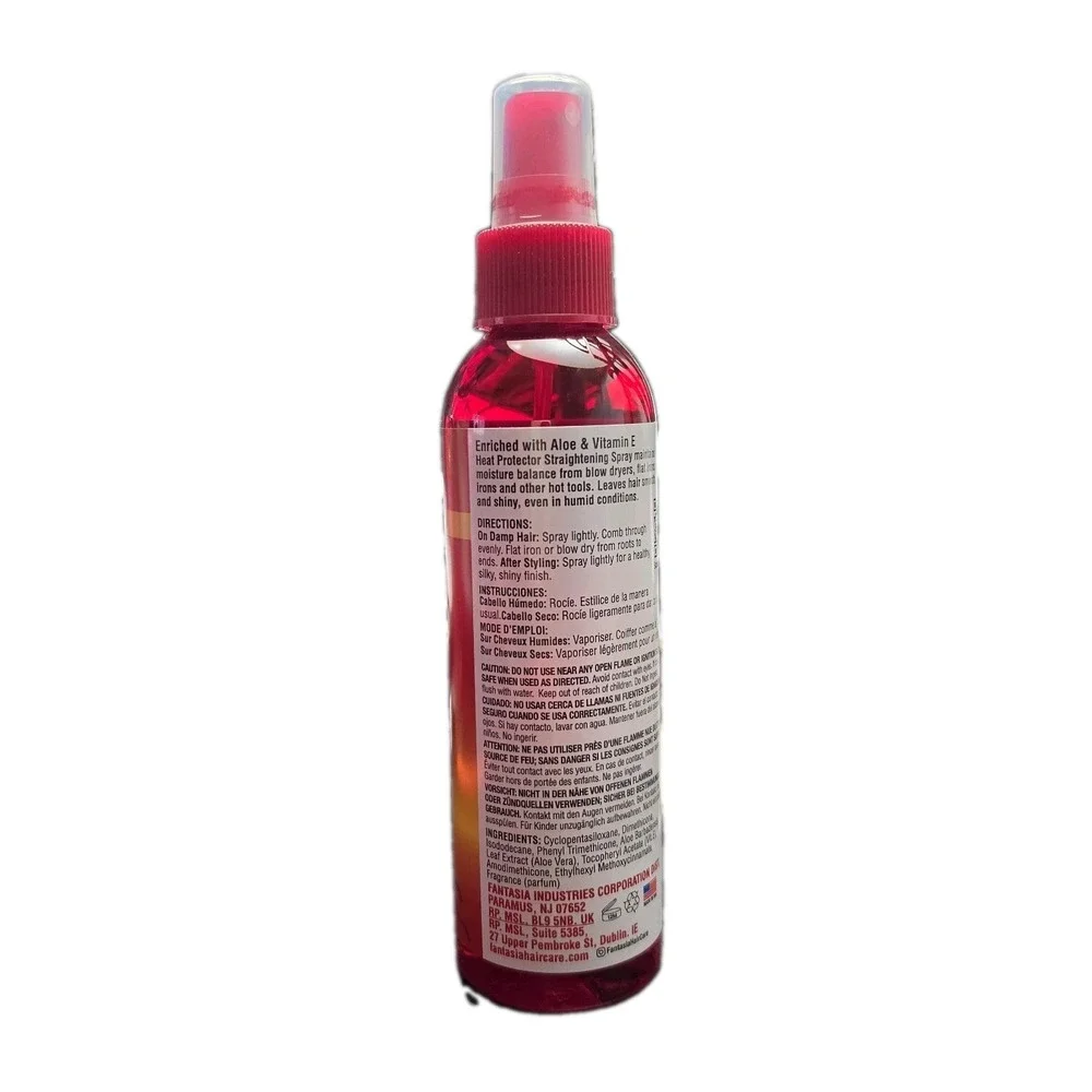 Fantasia IC Hair Polisher Heat Protector Straightening Spray Enriched with Aloe